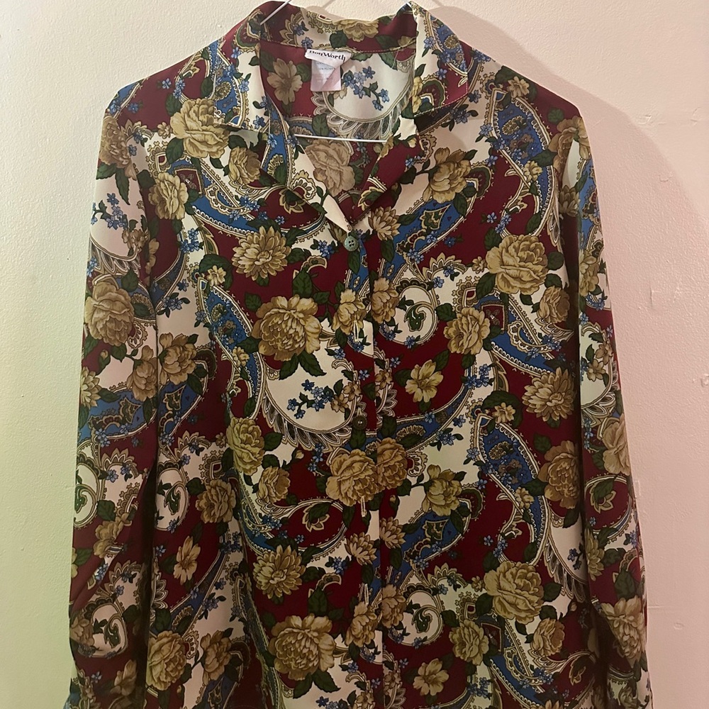 Bon Worth Multicolor Floral Blouse
